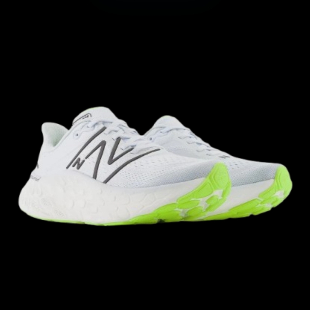 New Balance Fresh Foam X More V4 Running Womens Size 10B Ice Blue Black Volt